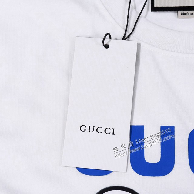 Gucci古奇專櫃古馳2023SS新款印花T恤 男女同款 tzy2917
